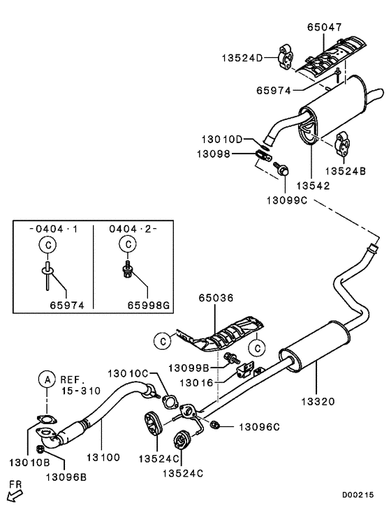Exhaust pipe & muffler