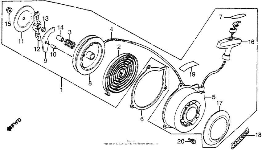 Recoil starter