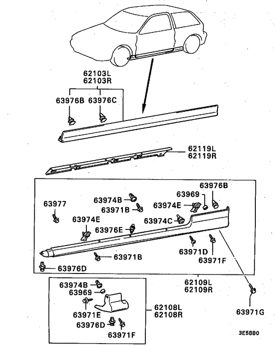 Side garnish & moulding