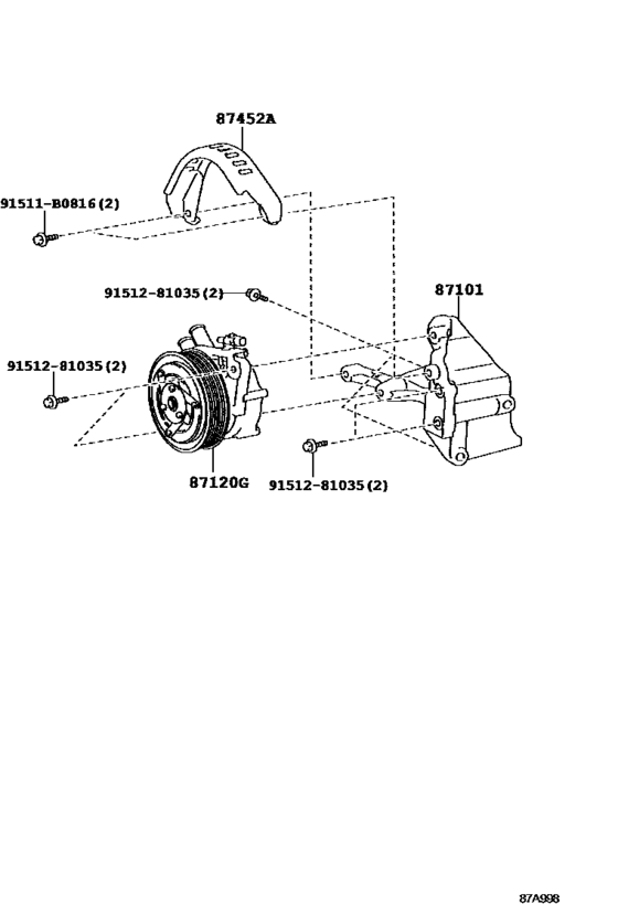 Viscous heater toyota