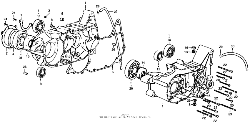 Crankcase m1-76