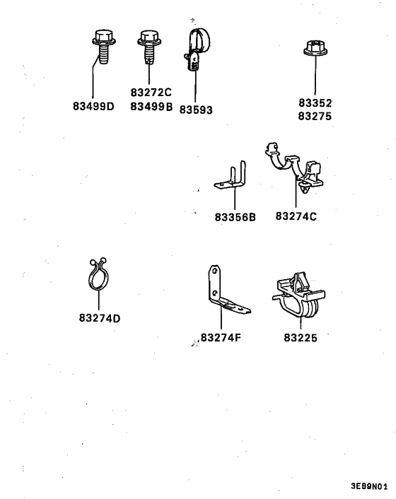 Wiring & attaching parts