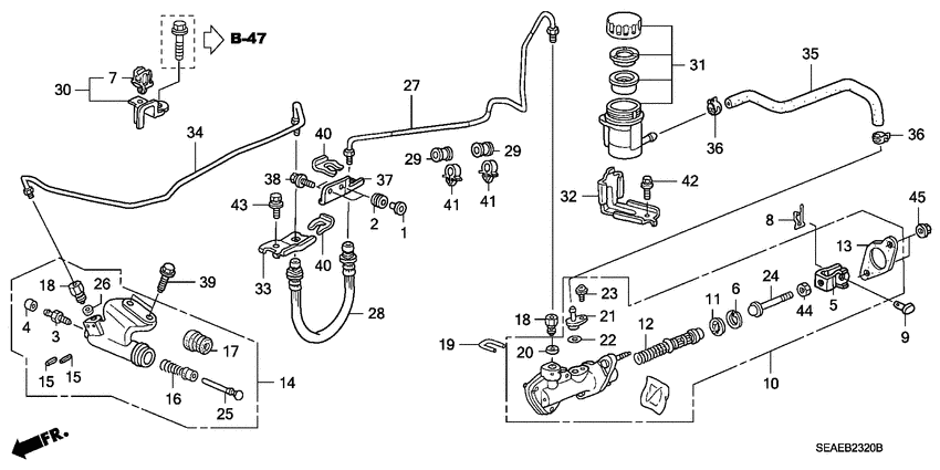 Clutch master cylinder