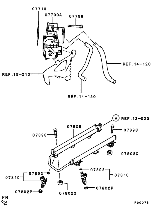 Injector & throttle body