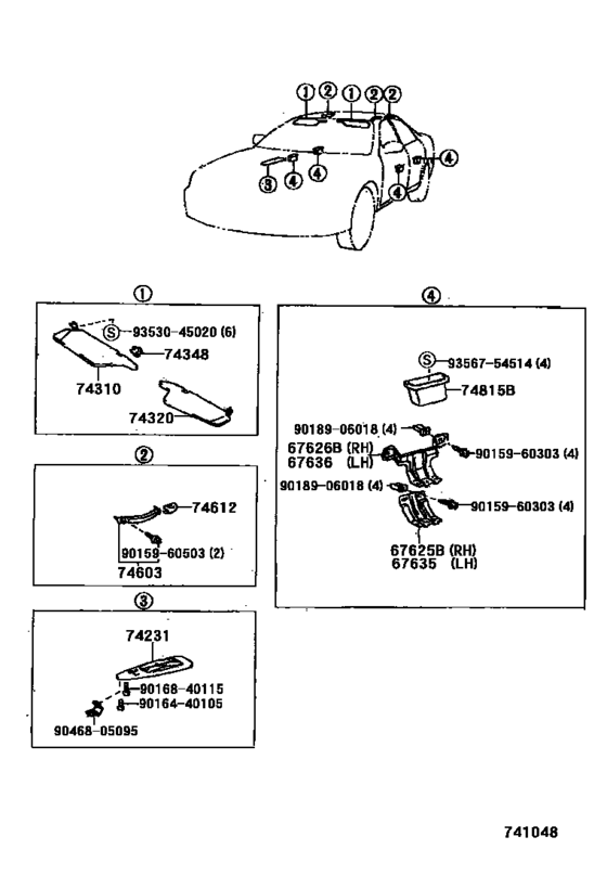 Armrest & Visor