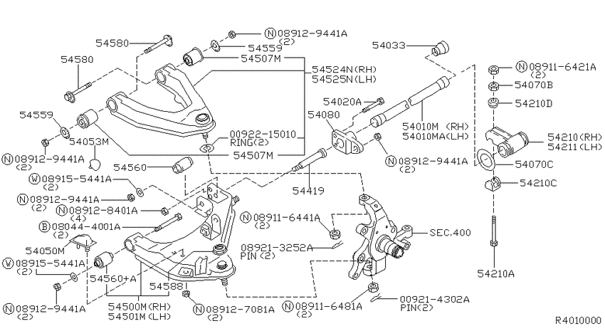 Front suspension