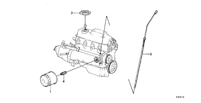 Oil filter/oil gauge