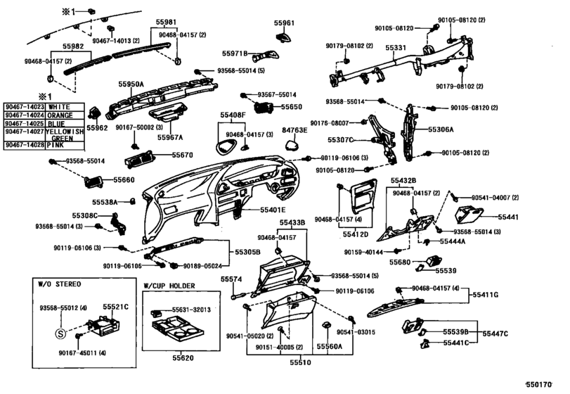 Instrument Panel & Glove Compartment