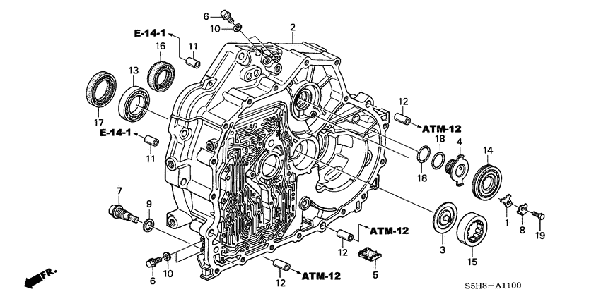 Torque converter case