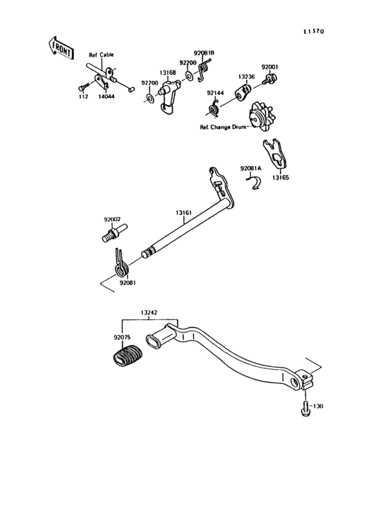 Gear change mechanism