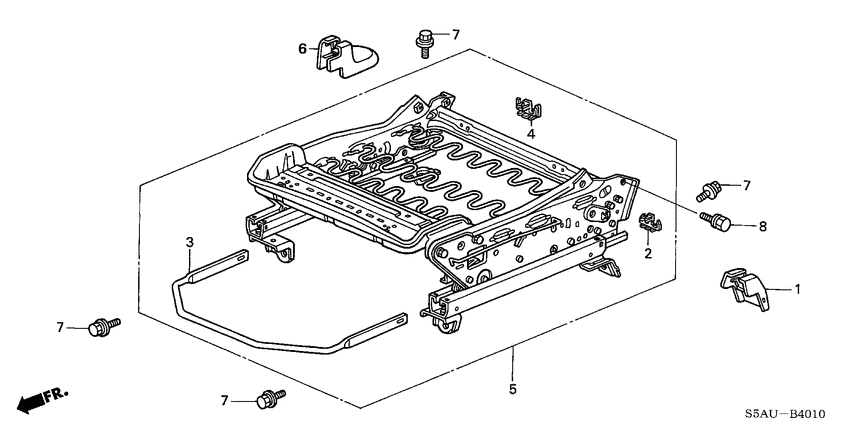 Front seat components