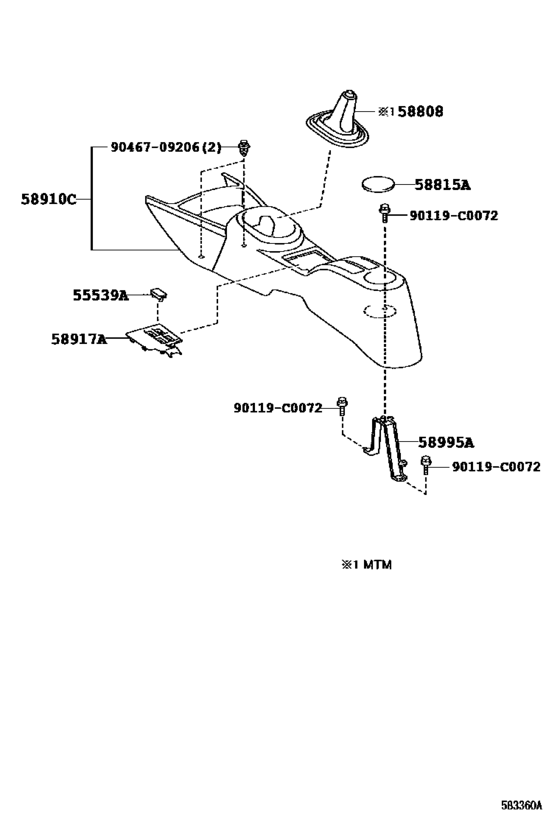Console Box & Bracket