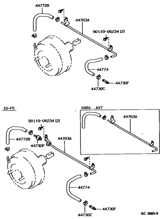 Brake Booster & Vacuum Tube