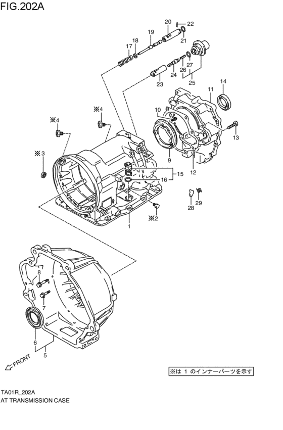 at - transmission case