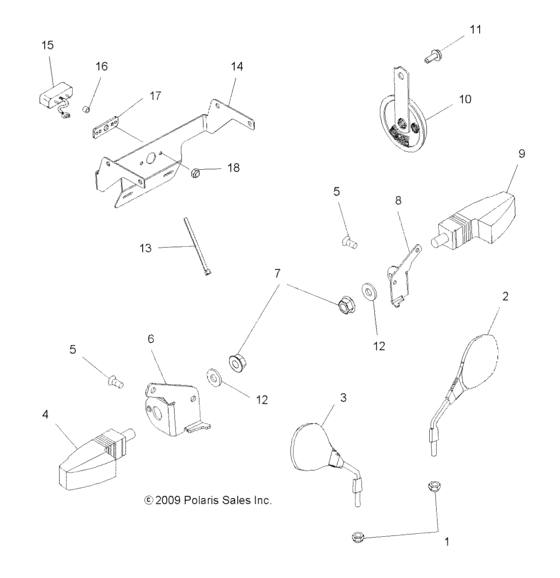 Electrical, turn signals/mirrors/horn