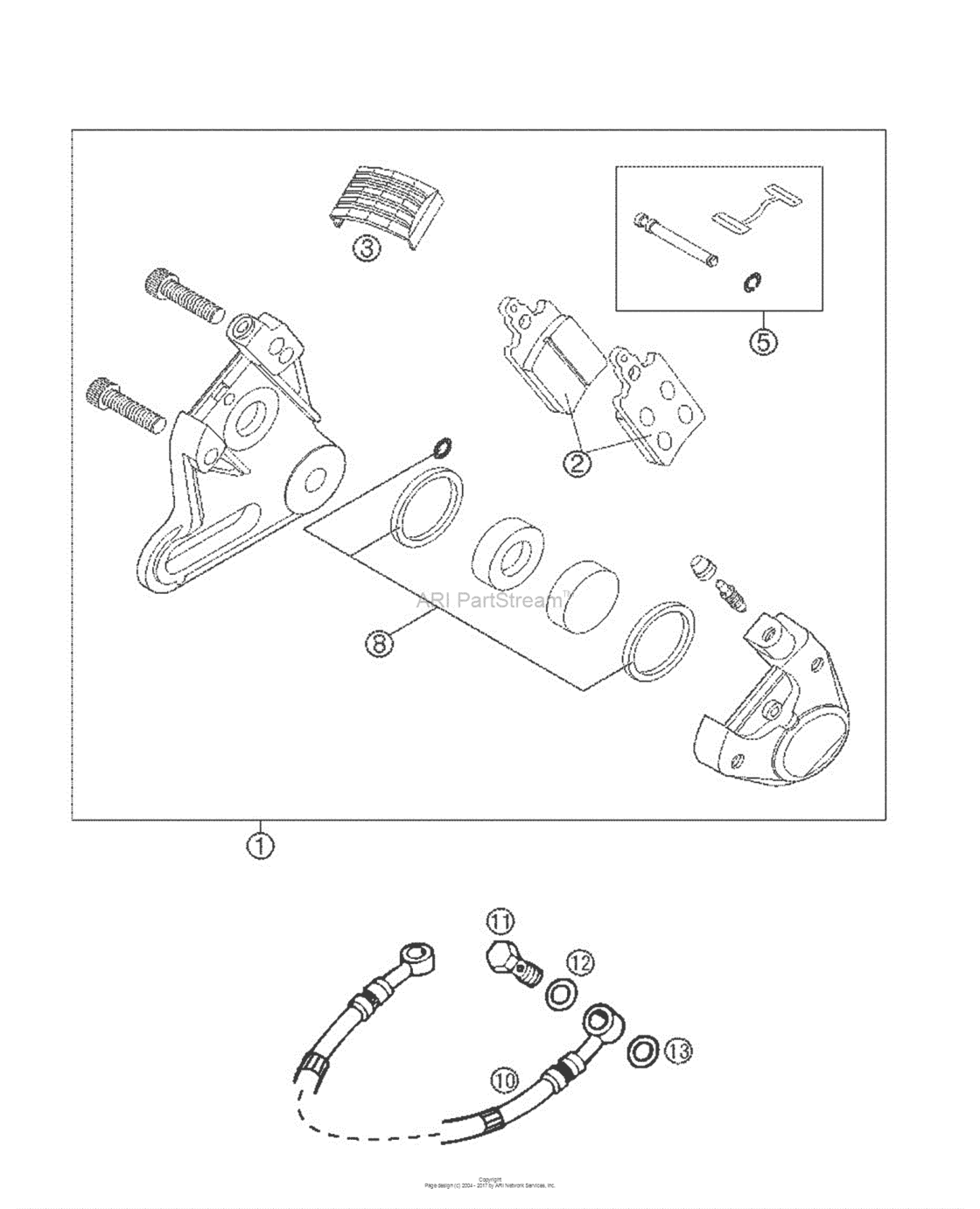 Brake Caliper Rear Grimeca