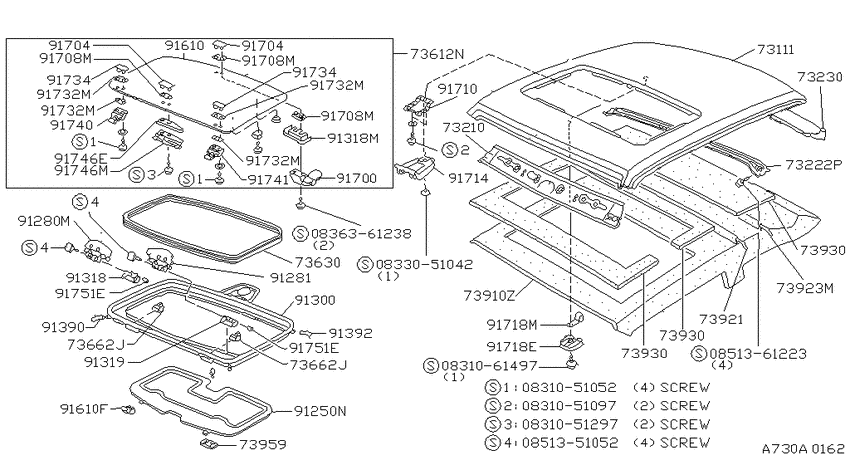Roof panel & fitting