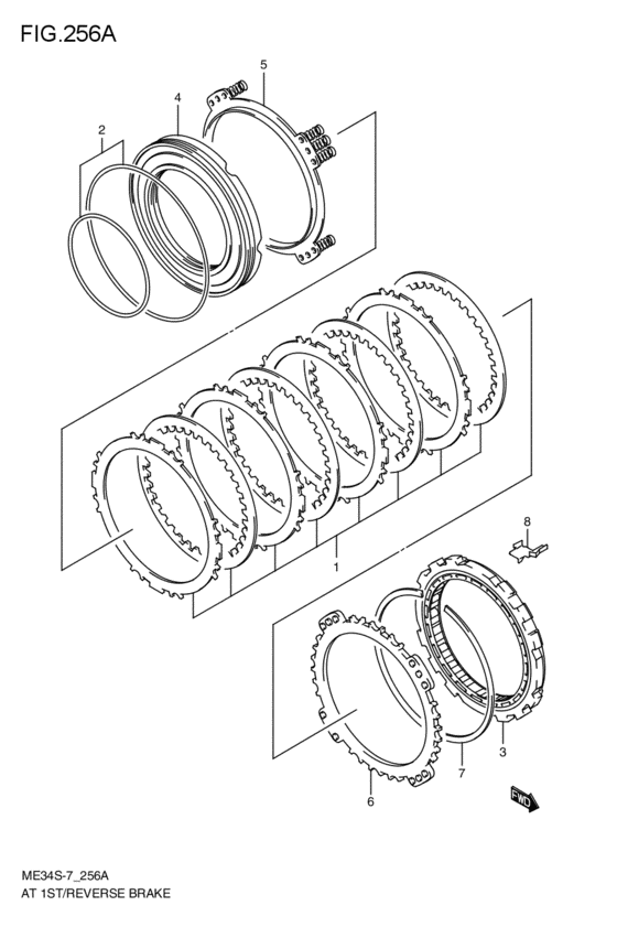 at - first / reverse brakes