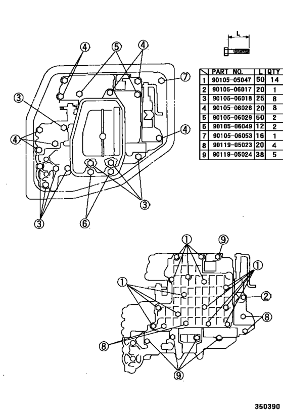 Valve Body & Oil Strainer (Atm)