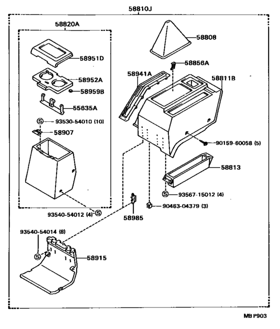 Console Box & Bracket