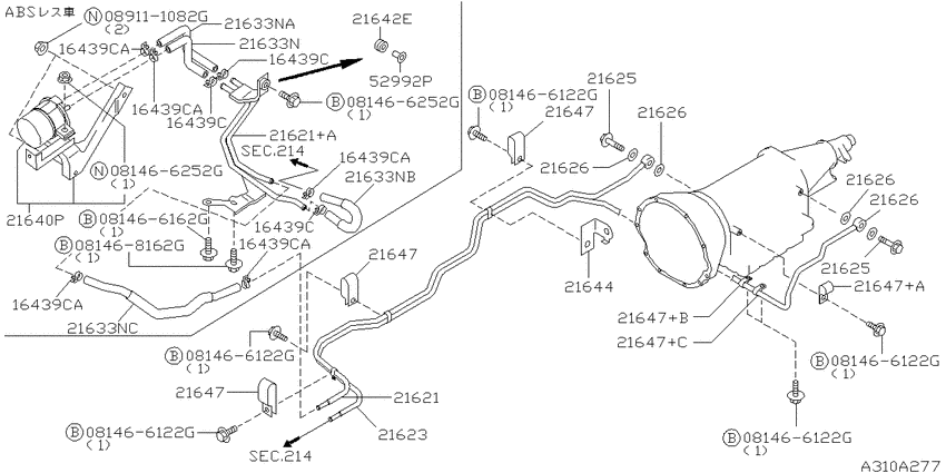 Auto transmission,transaxle & fitting