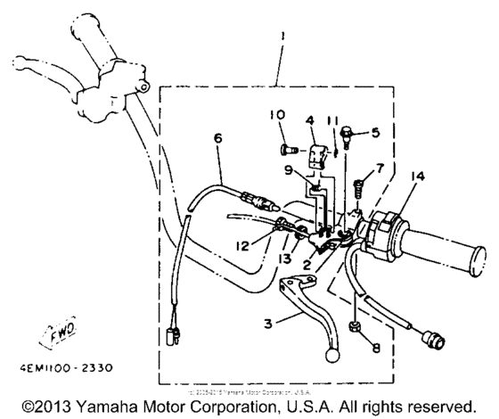 Handle switch & lever