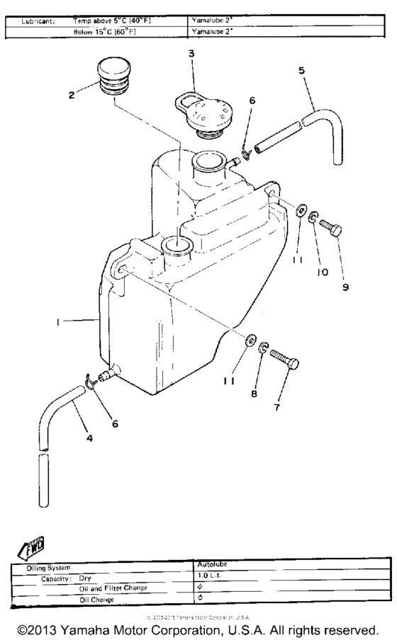Oil tank