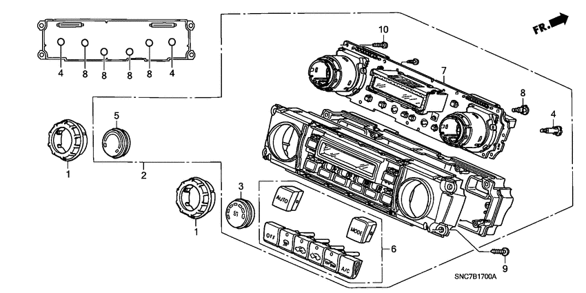 Auto air conditioner control