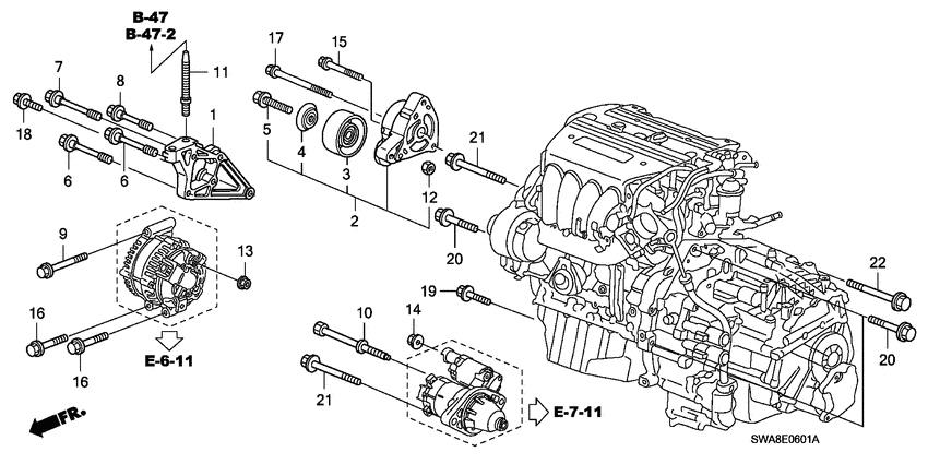 Engine mounting bracket