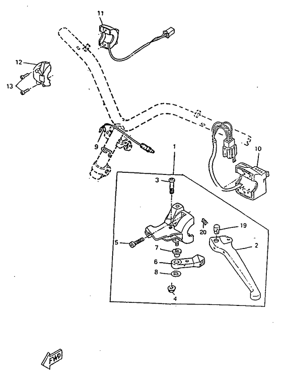 Handle switch & lever