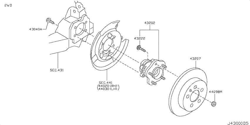Rear axle