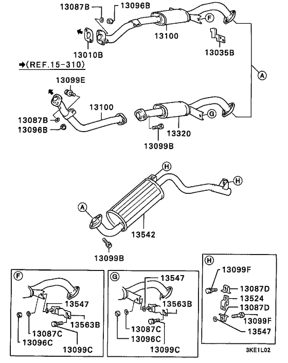 Exhaust pipe & muffler
