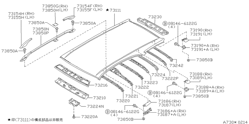 Roof panel & fitting