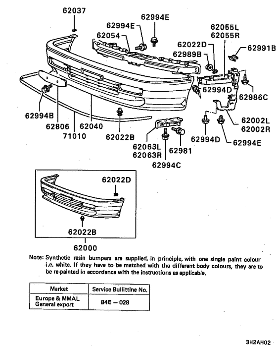 Front bumper & support