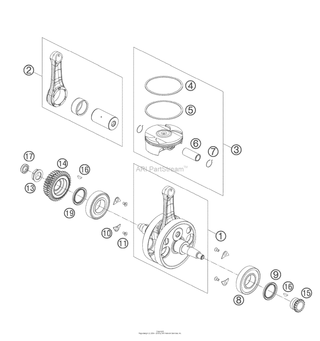 Crankshaft, Piston