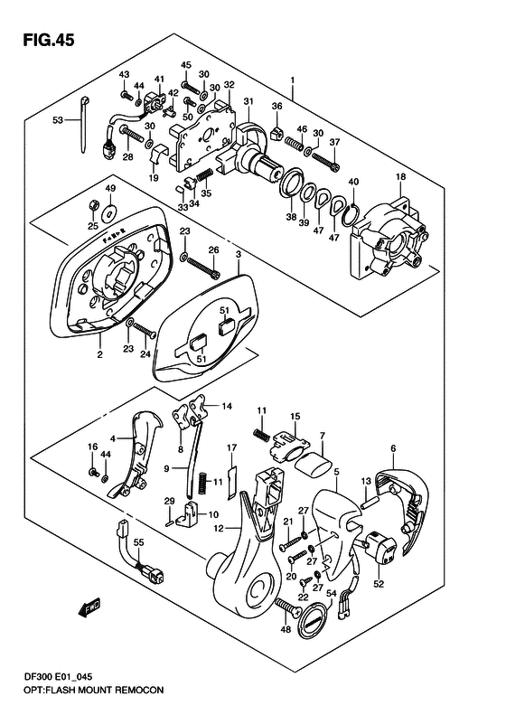 Opt: flush mount remocon