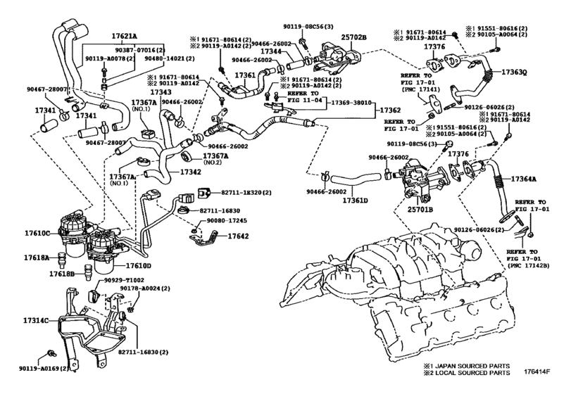 Manifold Air Injection System for 2009 - 2012 Toyota SEQUOIA UPK60 | U ...