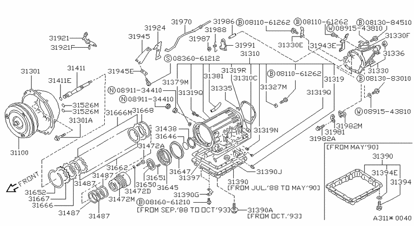 Torque converter,housing & case