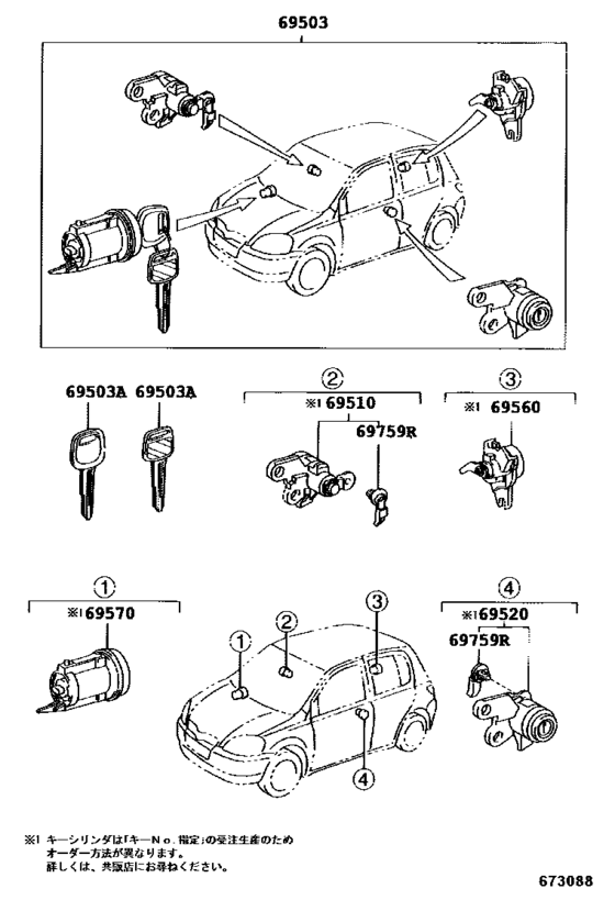 Lock Cylinder Set