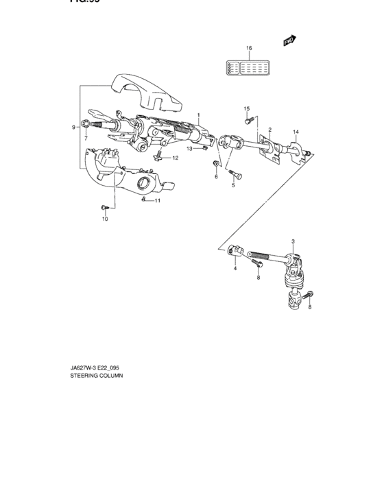 Steering column