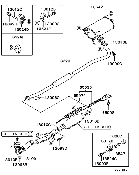 Exhaust pipe & muffler