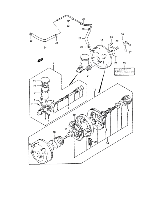 Brake master cylinder