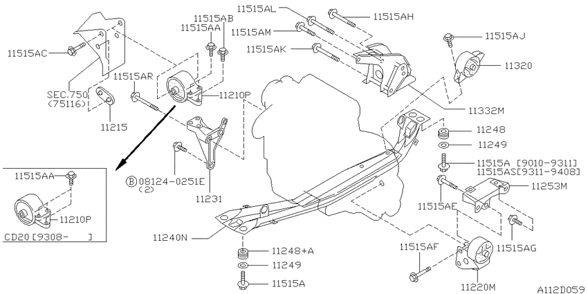 Engine & transmission   mounting