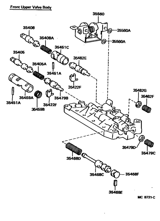 Valve Body & Oil Strainer (Atm)
