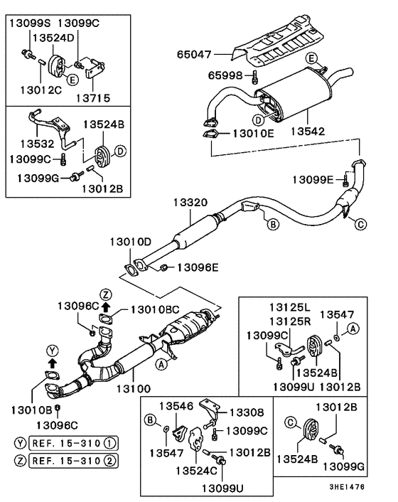 Exhaust pipe & muffler