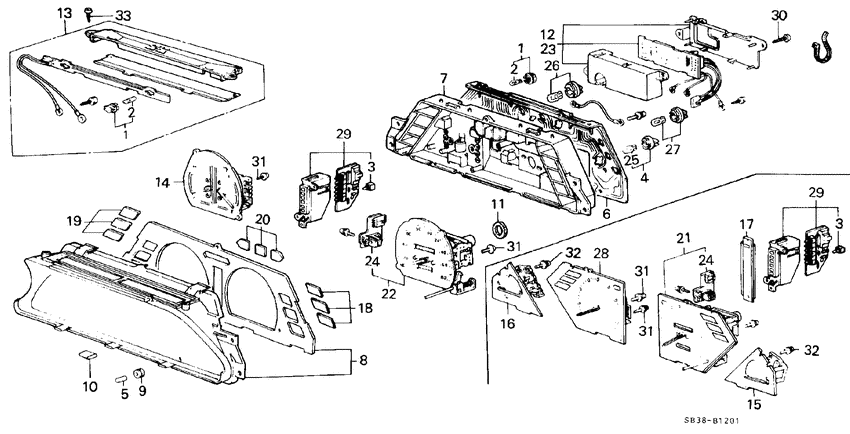 Speedometer component