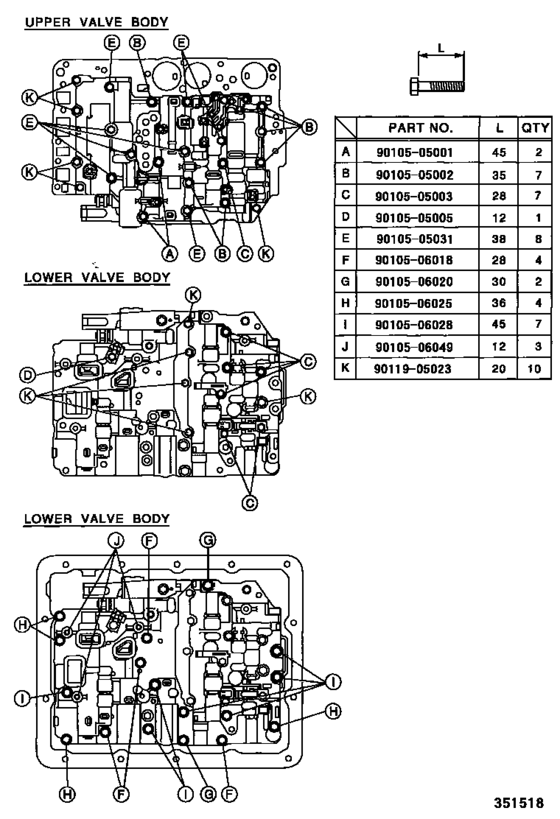 Valve Body & Oil Strainer (Atm)