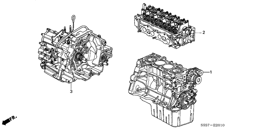 Engine assy./transmission assy.