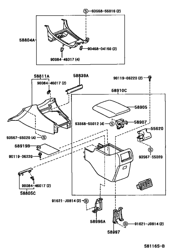 Console Box & Bracket
