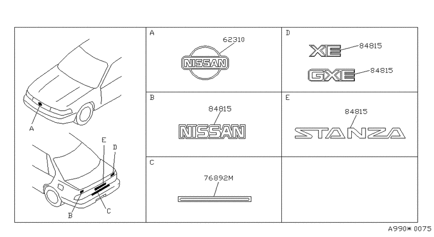 Emblem & name label